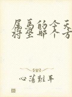 属马的今天打麻将坐哪个方位最好