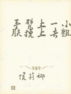 手臂上一小块皮肤摸上去粗糙