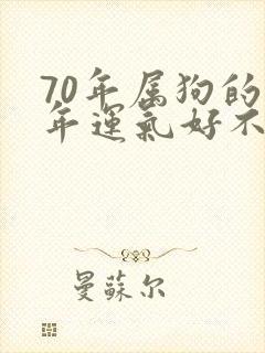70年属狗的今年运气好不好