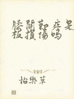 膝关节疼是半月板损伤吗