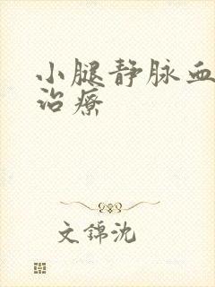 小腿静脉血栓的治疗封面