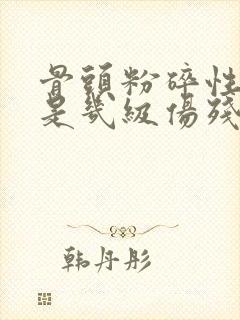 骨头粉碎性骨折是几级伤残