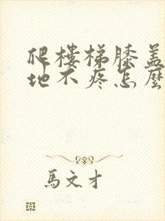 爬楼梯膝盖疼平地不疼怎么治封面