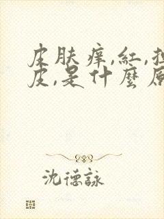 皮肤痒,红,掉皮,是什么原因