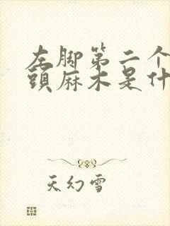 左脚第二个脚趾头麻木是什么原因