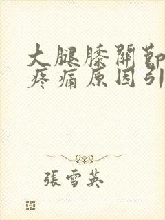 大腿膝关节内侧疼痛原因引起的