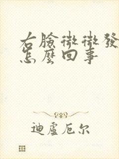 右脸微微发麻是怎么回事封面