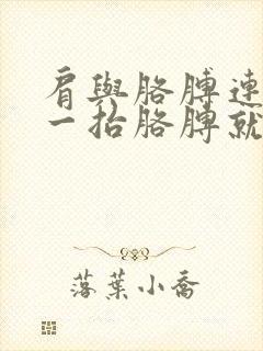 肩与胳膊连接处一抬胳膊就疼
