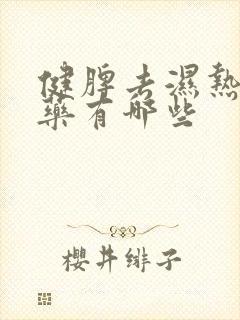 健脾去湿热中成药有哪些