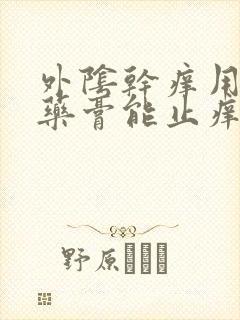 外阴干痒用什么药膏能止痒效果好