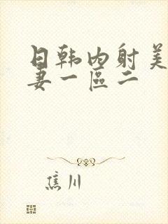 日韩内射美女人妻一区二