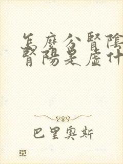 怎么分肾阴虚和肾阳是虚什么症状
