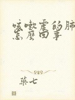 咳嗽震的肺疼是怎么回事封面