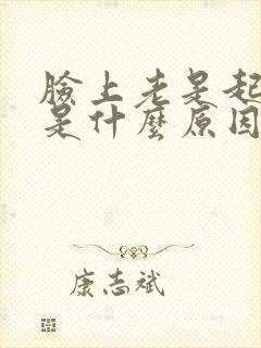 脸上老是起痘痘是什么原因