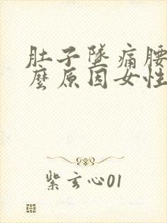 肚子坠痛腰酸什么原因女性