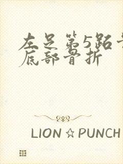 左足第5跖骨基底部骨折