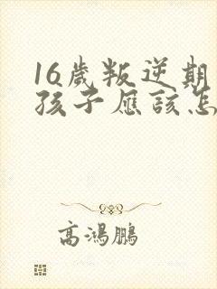 16岁叛逆期的孩子应该怎么教育