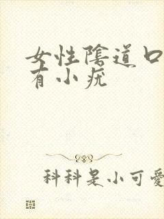 女性阴道口里面有小疣