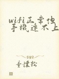 wifi正常但手机连不上,是什么原因
