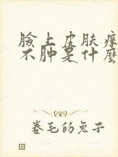 脸上皮肤痒不红不肿是什么原因