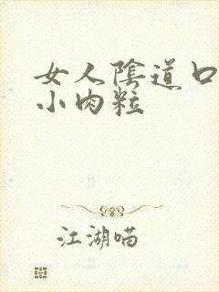 女人阴道口内有小肉粒