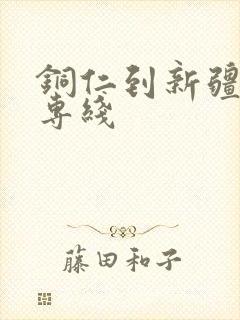 铜仁到新疆物流专线