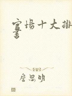 官场十大排名好书