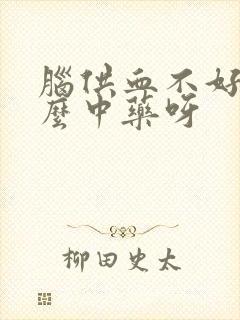 脑供血不好吃什么中药呀