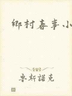 乡村春事小说