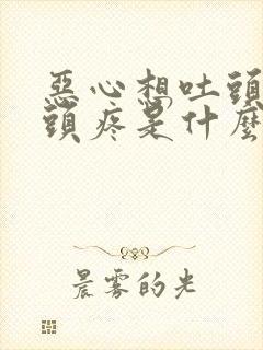 恶心想吐头昏偏头疼是什么原因