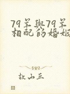 79羊与79羊相配的婚姻如何封面
