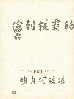 捡到校霸的遥控器