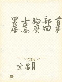 男士胸部有小疙瘩怎么回事