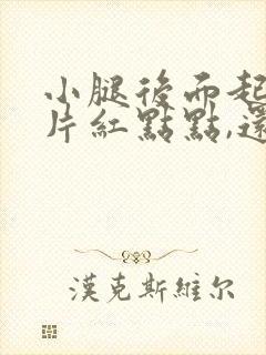 小腿后面起了一片红点点,还痒痒的