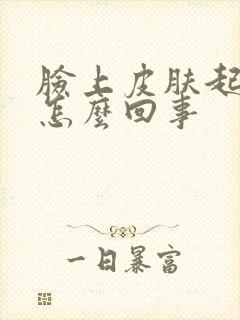 脸上皮肤起癣是怎么回事