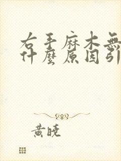 右手麻木无力是什么原因引起的