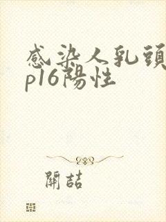 感染人乳头hvp16阳性