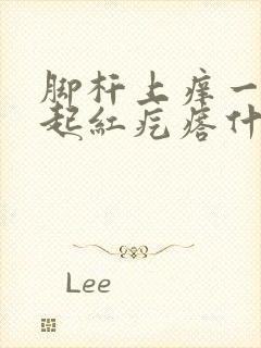 脚杆上痒一抓就起红疙瘩什么原因