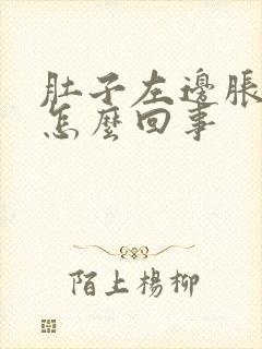 肚子左边胀疼是怎么回事