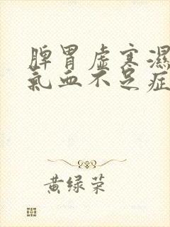 脾胃虚寒湿气重气血不足症状