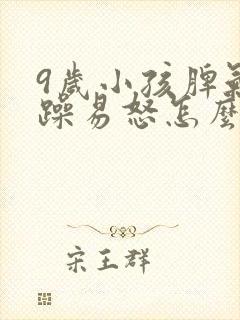 9岁小孩脾气暴躁易怒怎么办