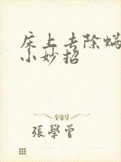 床上去除螨虫的小妙招