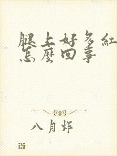 腿上好多红点点怎么回事