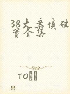 38大案侦破纪实全集