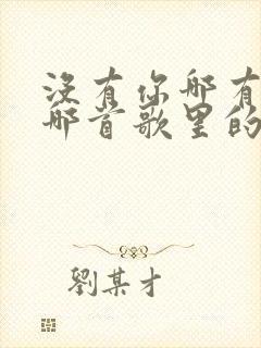 没有你哪有我是哪首歌里的歌词