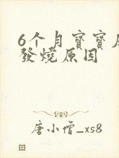 6个月宝宝反复发烧原因