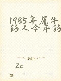 1985年属牛的人今年的运势如何