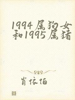 1994属狗女和1995属猪男姻缘