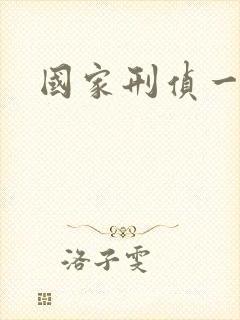 国家刑侦一号案