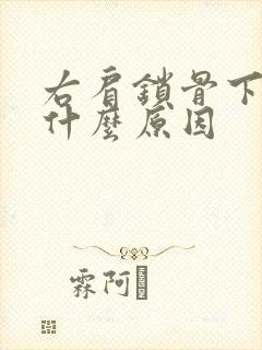 右肩锁骨下面痛什么原因